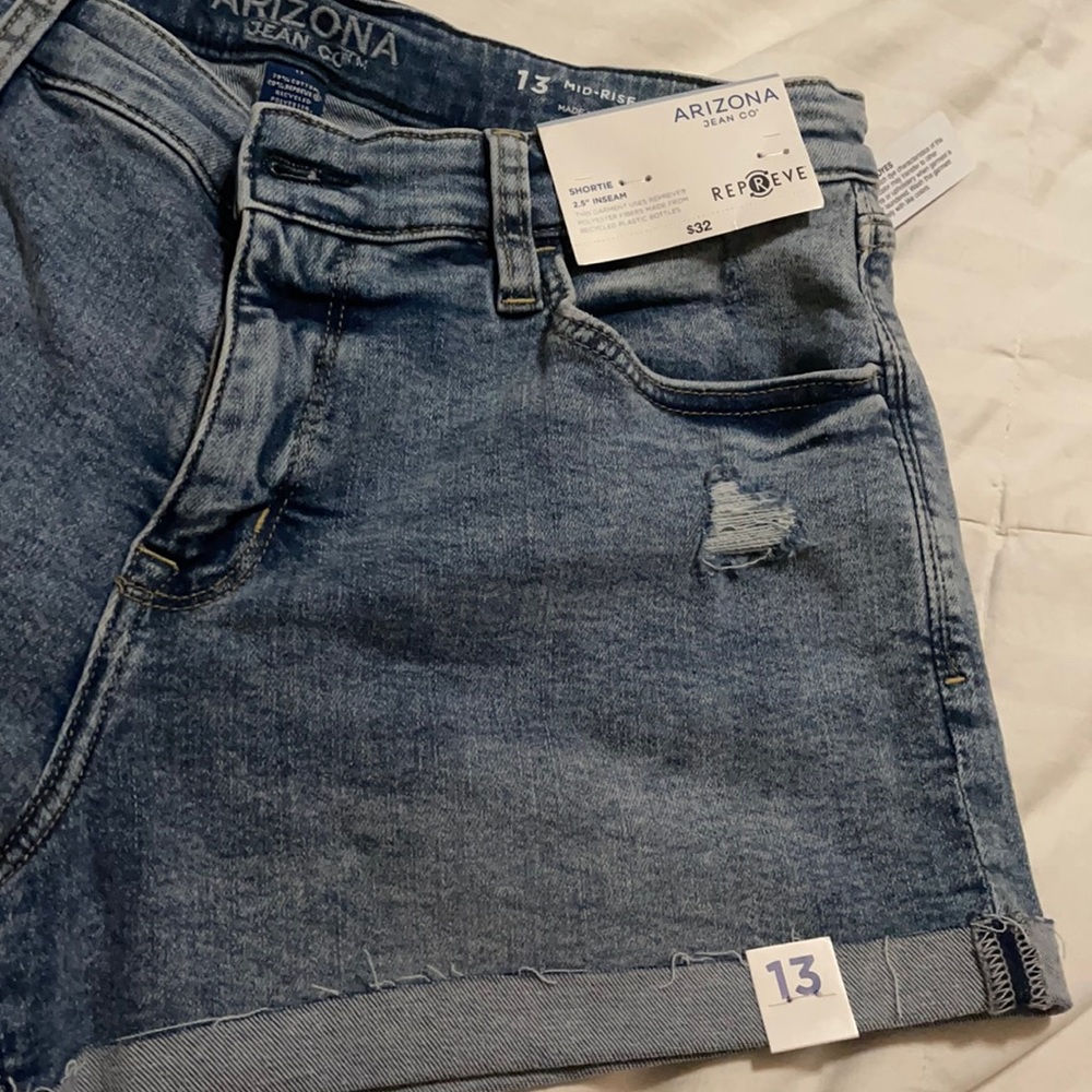 Arizona jean shorts size 13